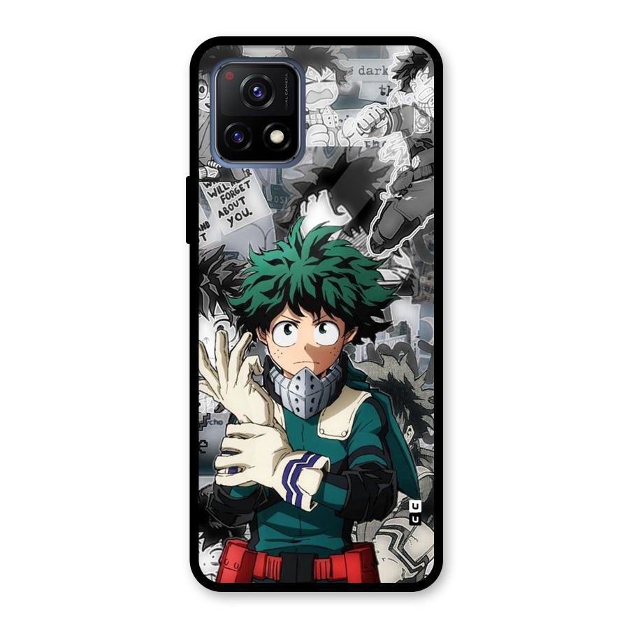 Izuku Midoriya Glass Back Case for Vivo Y72 5G