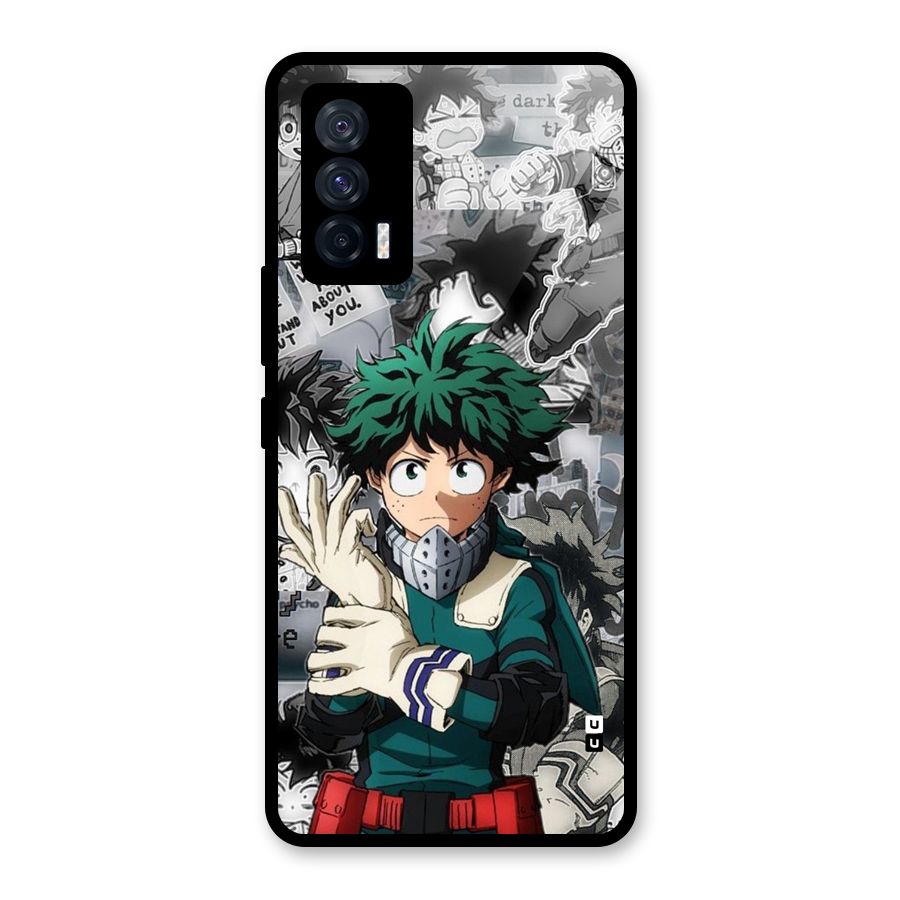 Izuku Midoriya Glass Back Case for Vivo iQOO 7 5G