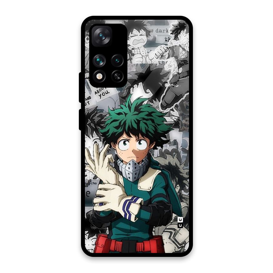 Izuku Midoriya Glass Back Case for Xiaomi 11i HyperCharge 5G