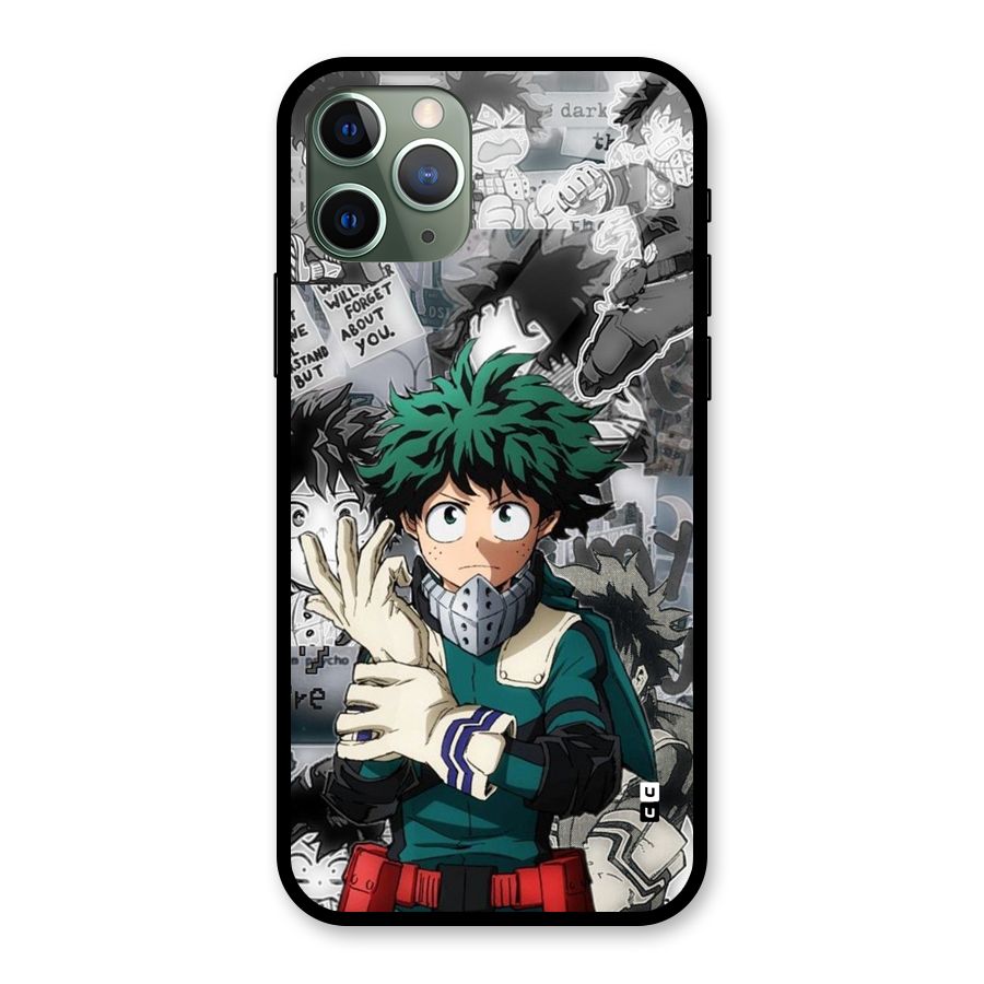 Izuku Midoriya Glass Back Case for iPhone 11 Pro