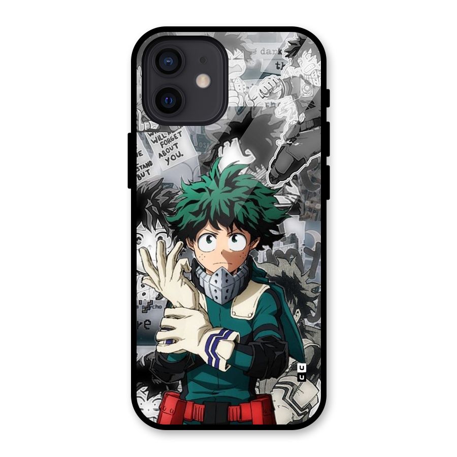 Izuku Midoriya Glass Back Case for iPhone 12