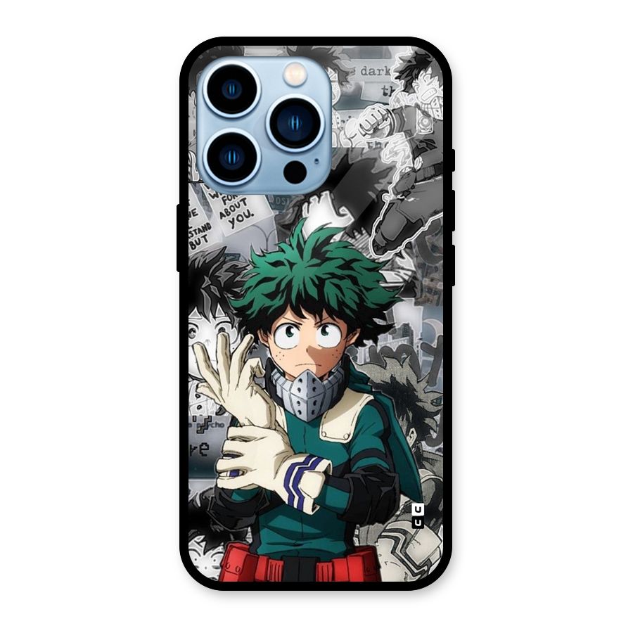 Izuku Midoriya Glass Back Case for iPhone 13 Pro