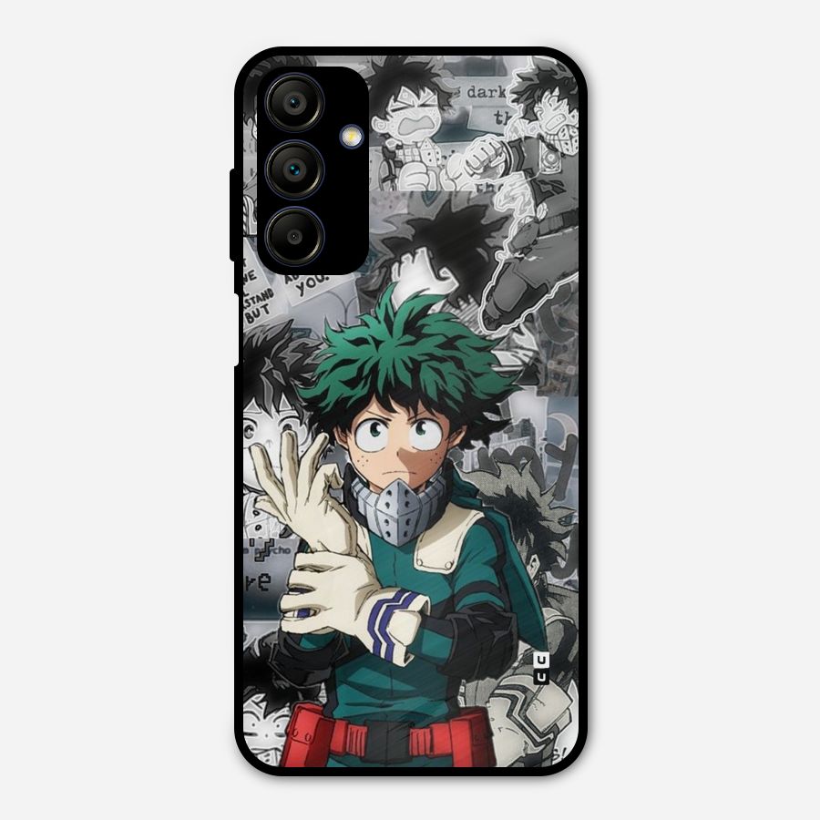 Izuku Midoriya Metal Back Case for Galaxy A15 5G