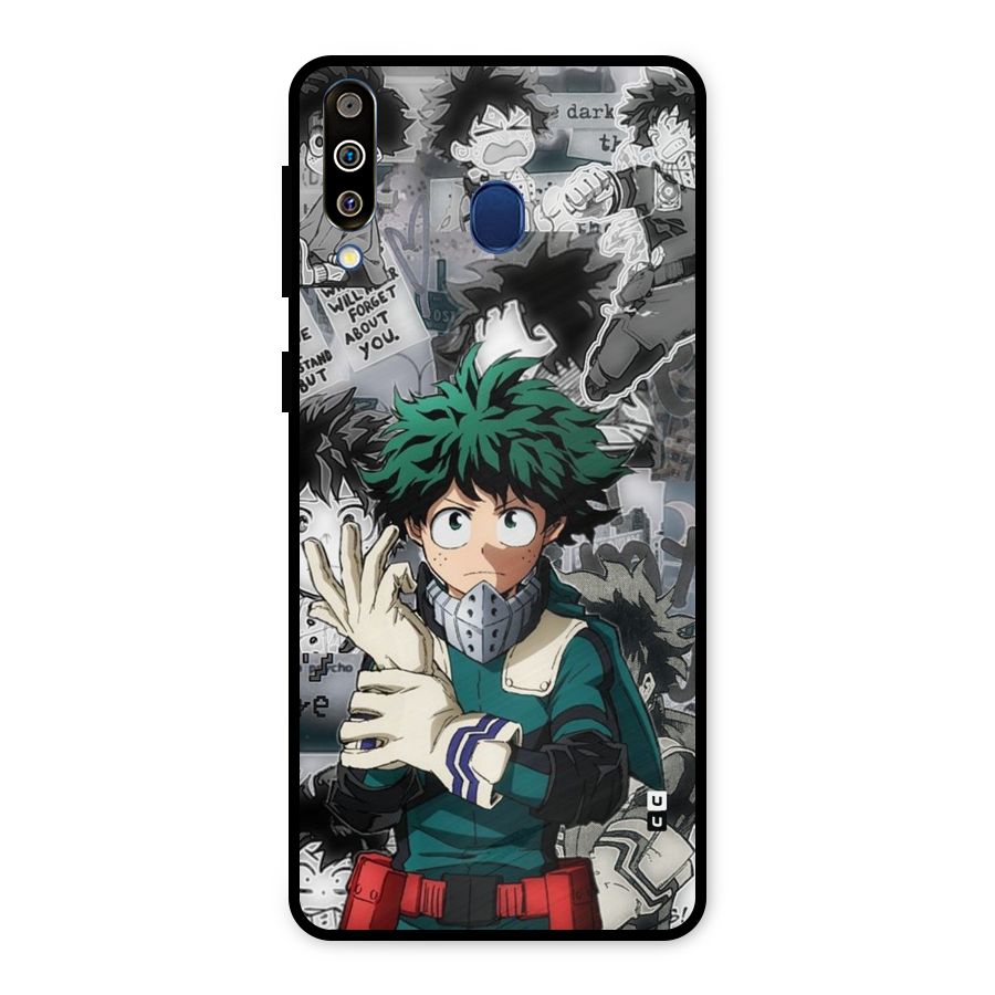 Izuku Midoriya Metal Back Case for Galaxy M30