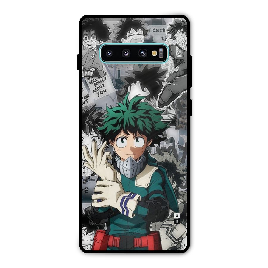 Izuku Midoriya Metal Back Case for Galaxy S10 Plus