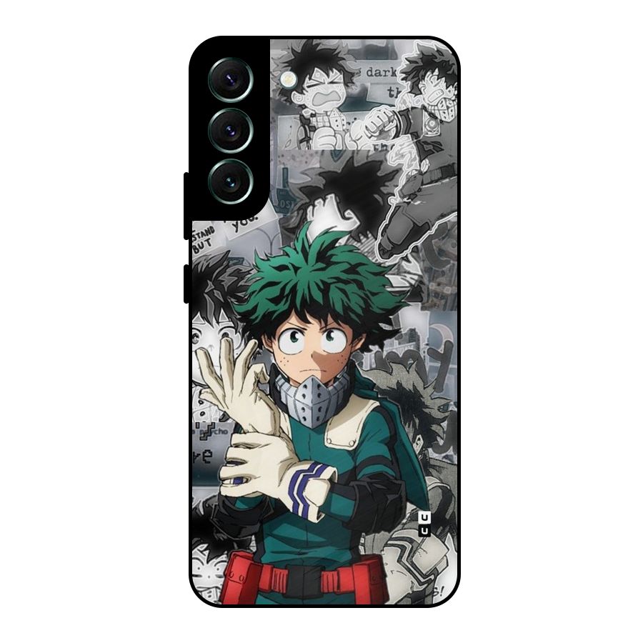 Izuku Midoriya Metal Back Case for Galaxy S22 Plus 5G