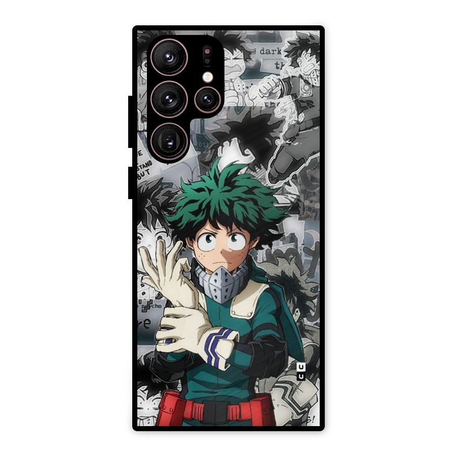 Izuku Midoriya Metal Back Case for Galaxy S22 Ultra 5G