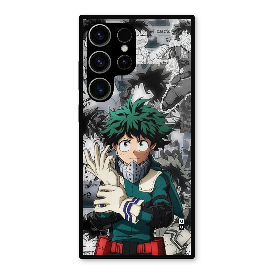 Izuku Midoriya Metal Back Case for Galaxy S23 Ultra