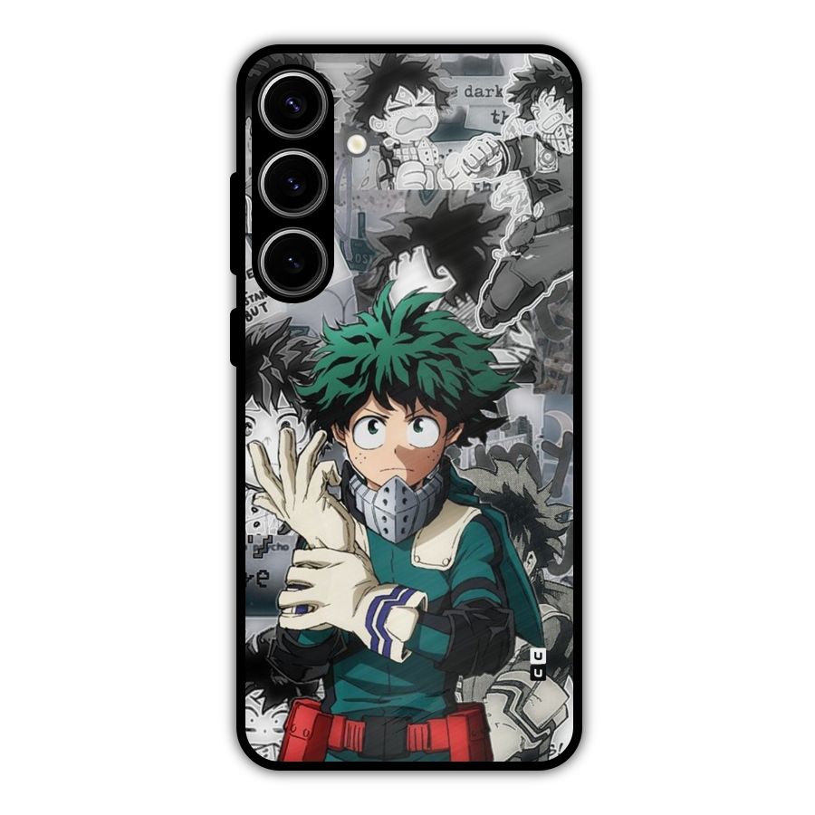 Izuku Midoriya Metal Back Case for Galaxy S24 Plus