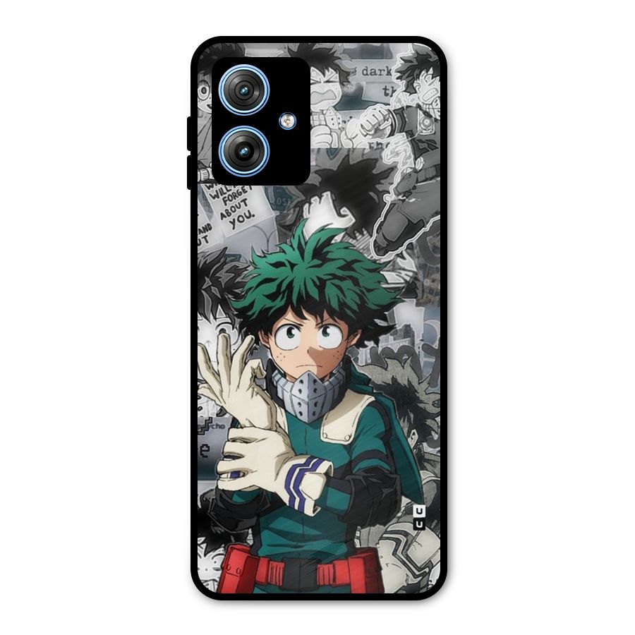 Izuku Midoriya Metal Back Case for Moto G54