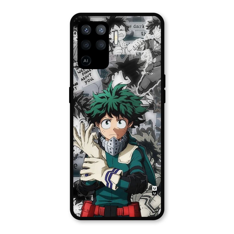 Izuku Midoriya Metal Back Case for Oppo F19 Pro
