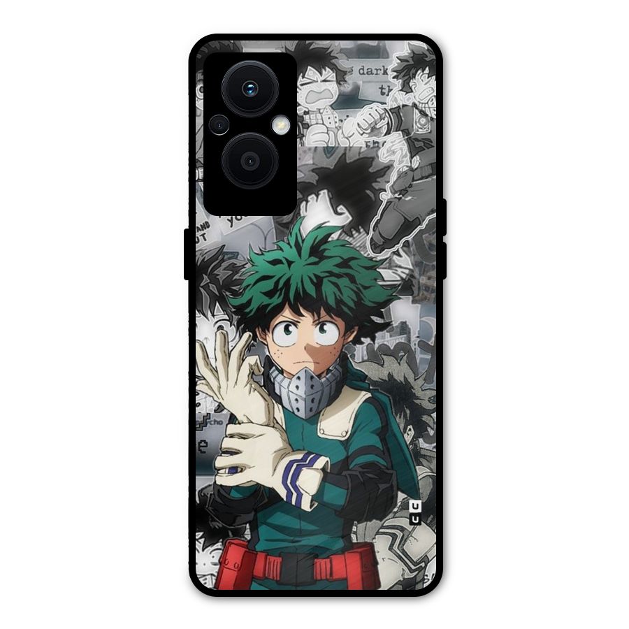 Izuku Midoriya Metal Back Case for Oppo F21 Pro 5G