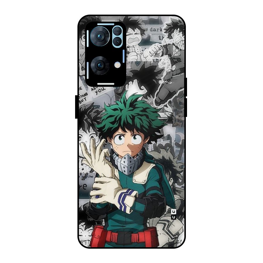 Izuku Midoriya Metal Back Case for Oppo Reno7 Pro 5G