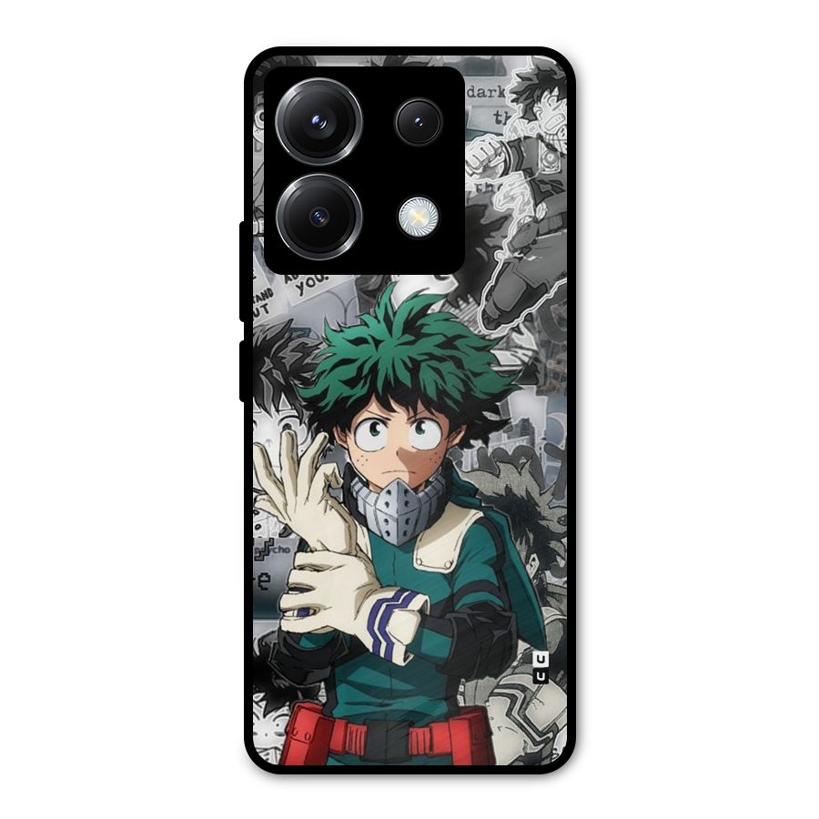 Izuku Midoriya Metal Back Case for Poco X6