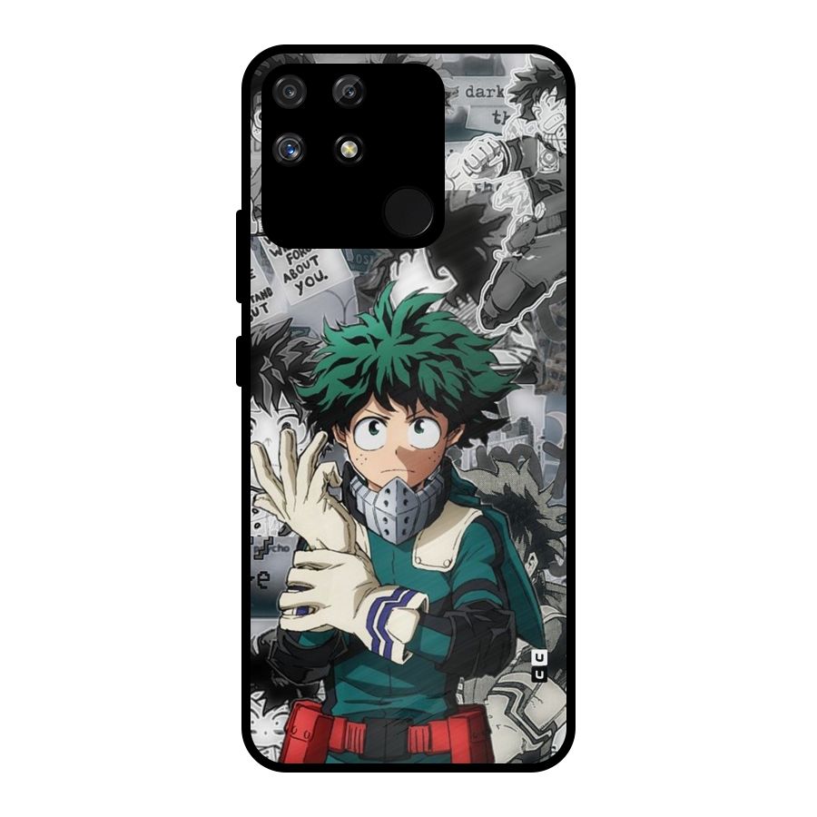 Izuku Midoriya Metal Back Case for Realme Narzo 50A