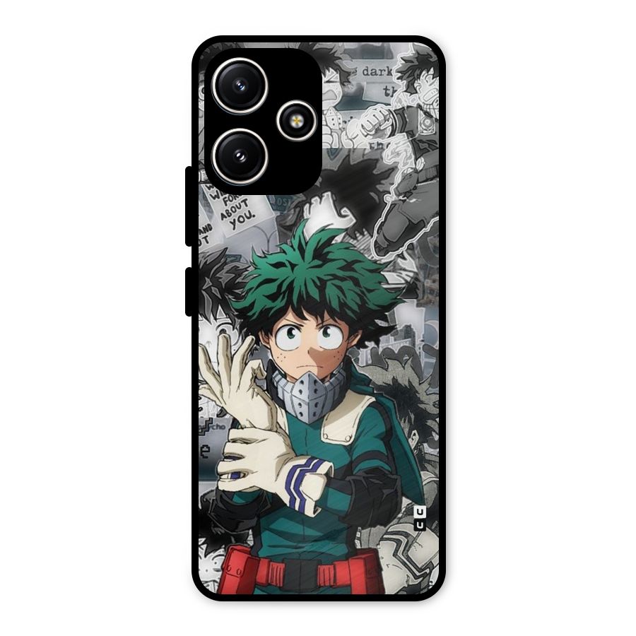 Izuku Midoriya Metal Back Case for Redmi 12 5G