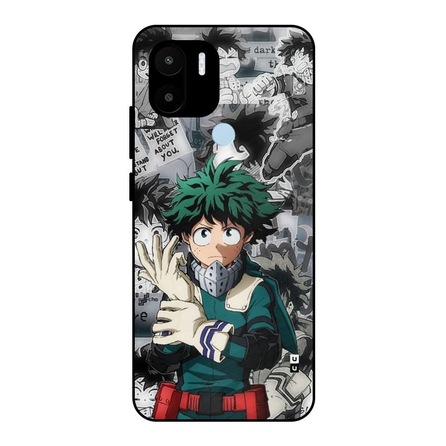 Izuku Midoriya Metal Back Case for Redmi A2 Plus
