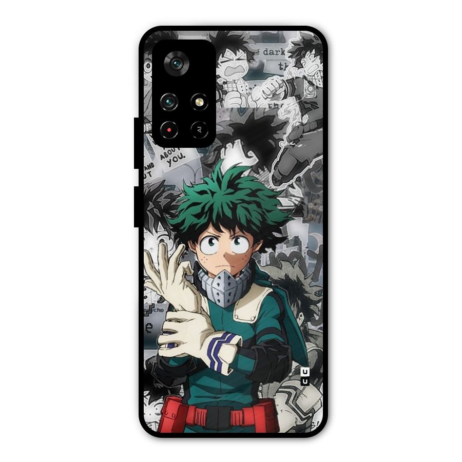 Izuku Midoriya Metal Back Case for Redmi Note 11T 5G