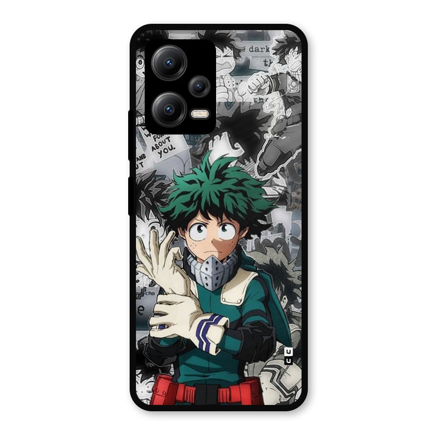 Izuku Midoriya Metal Back Case for Redmi Note 12 5G