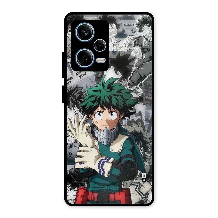 Izuku Midoriya Metal Back Case for Redmi Note 12 Pro