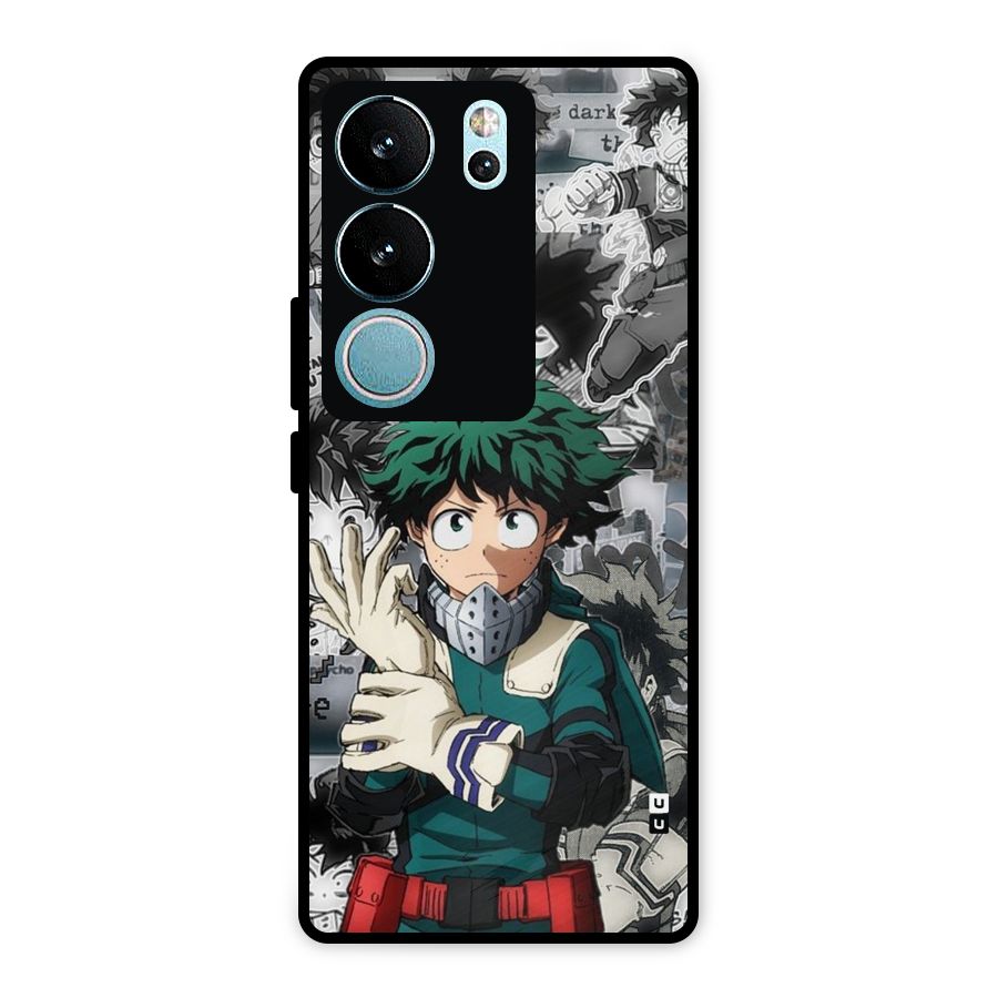 Izuku Midoriya Metal Back Case for Vivo V29 Pro