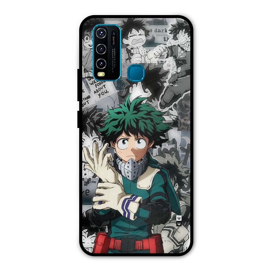 Izuku Midoriya Metal Back Case for Vivo Y30