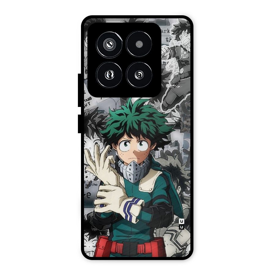Izuku Midoriya Metal Back Case for Xiaomi 14 Pro