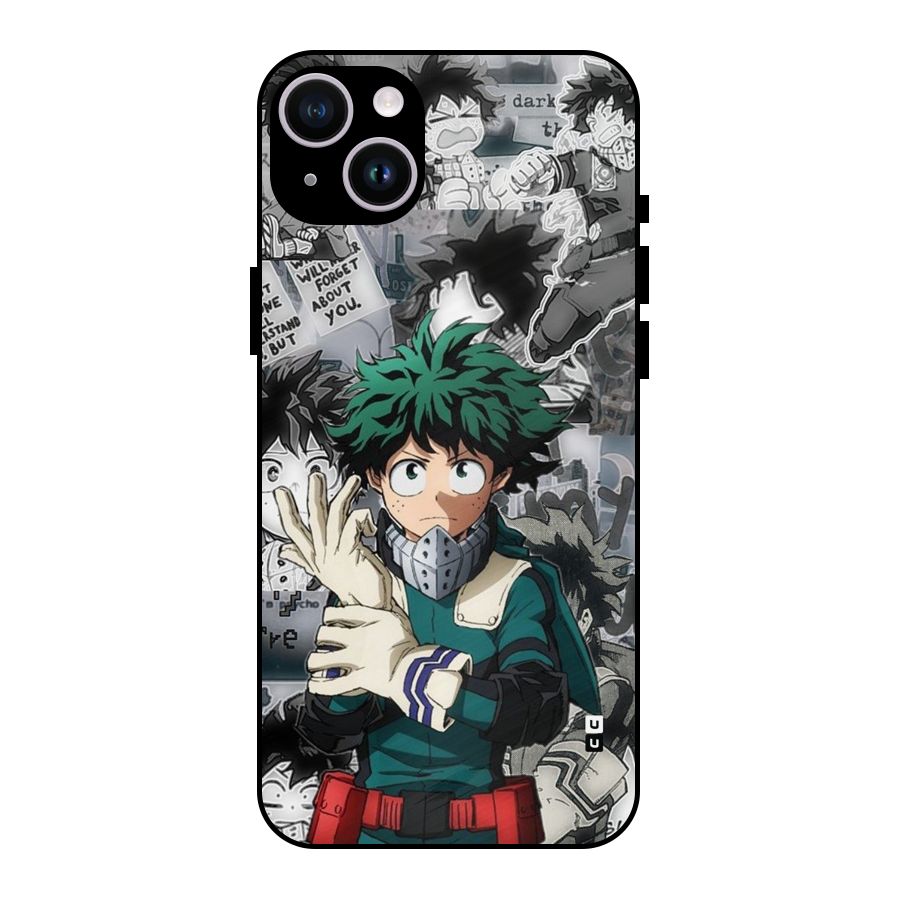 Izuku Midoriya Metal Back Case for iPhone 14 Plus