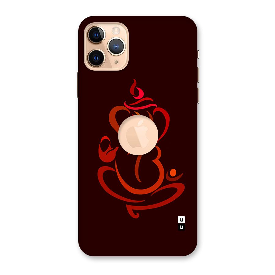 Jai Ganesha Back Case for iPhone 11 Pro Max Logo Cut