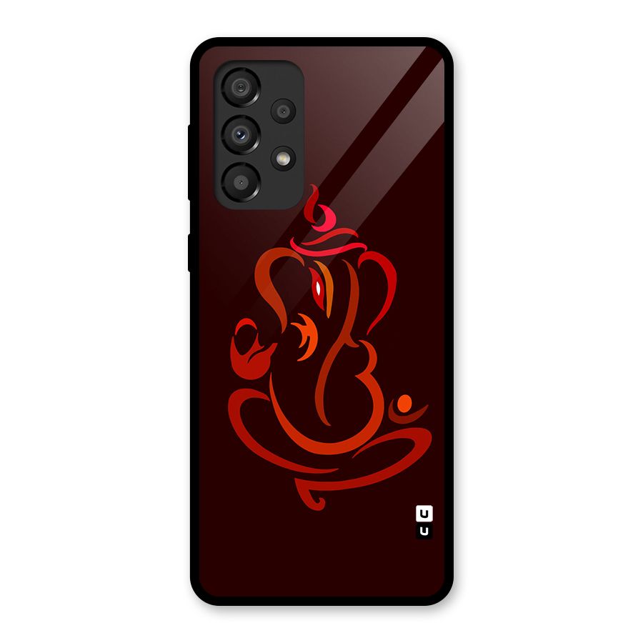 Jai Ganesha Glass Back Case for Galaxy A33 5G