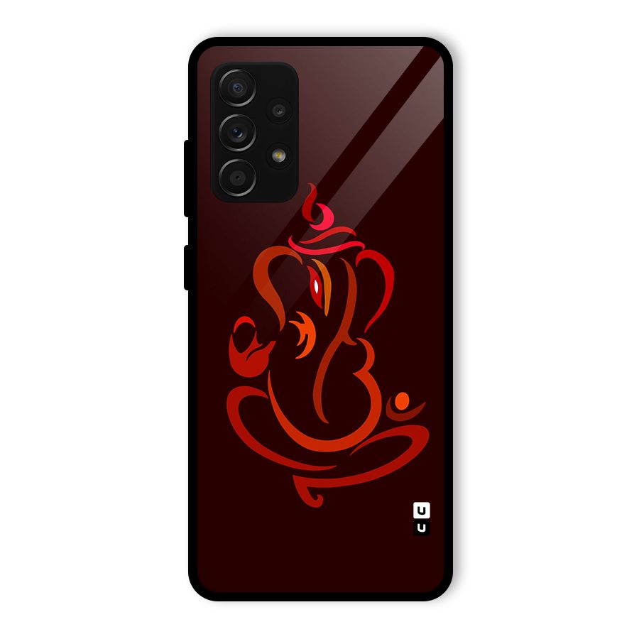 Jai Ganesha Glass Back Case for Galaxy A53 5G