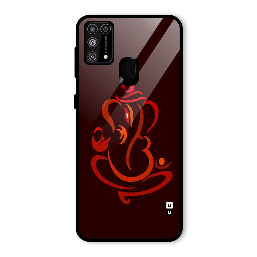 Jai Ganesha Glass Back Case for Galaxy F41