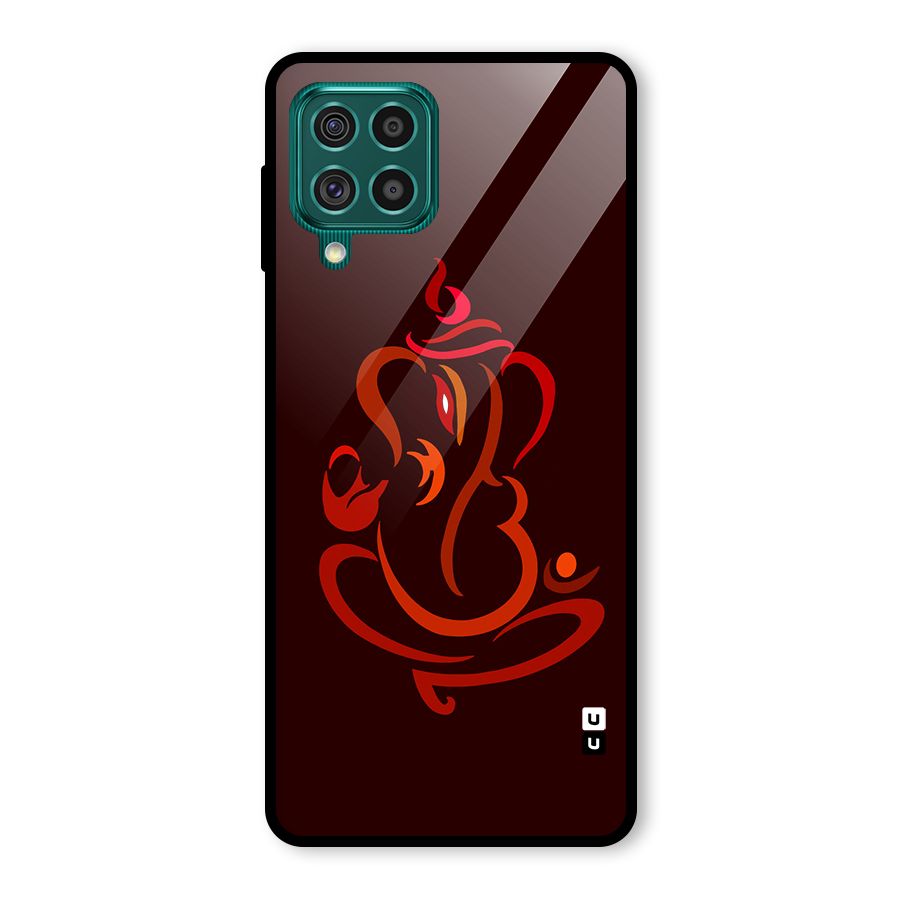 Jai Ganesha Glass Back Case for Galaxy F62