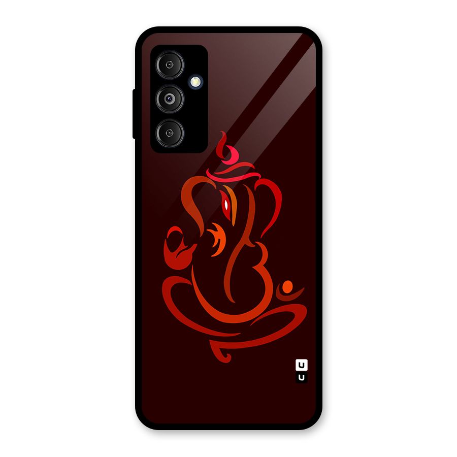 Jai Ganesha Glass Back Case for Galaxy M14 5G