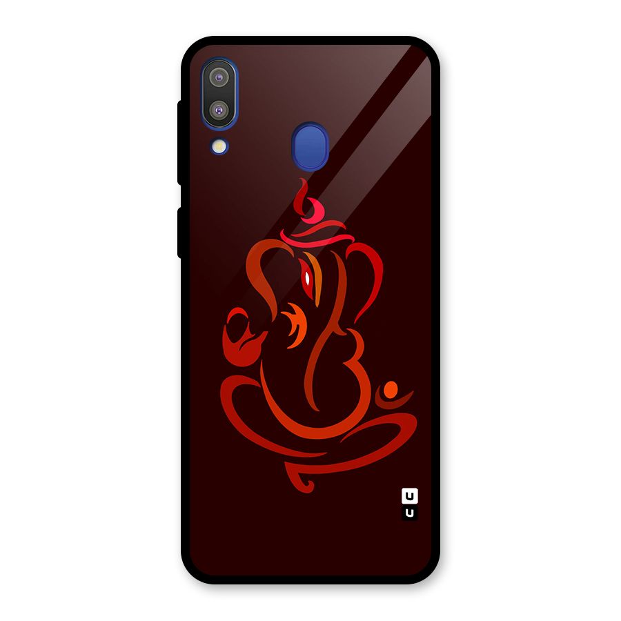 Jai Ganesha Glass Back Case for Galaxy M20