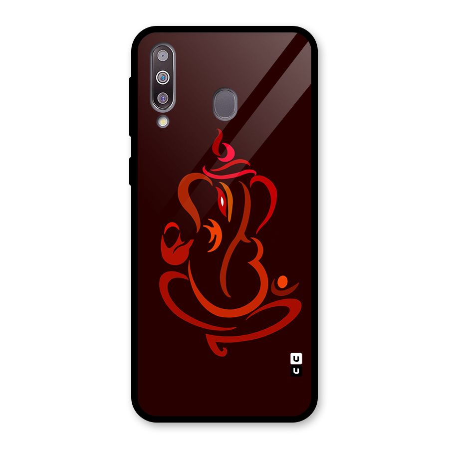 Jai Ganesha Glass Back Case for Galaxy M30