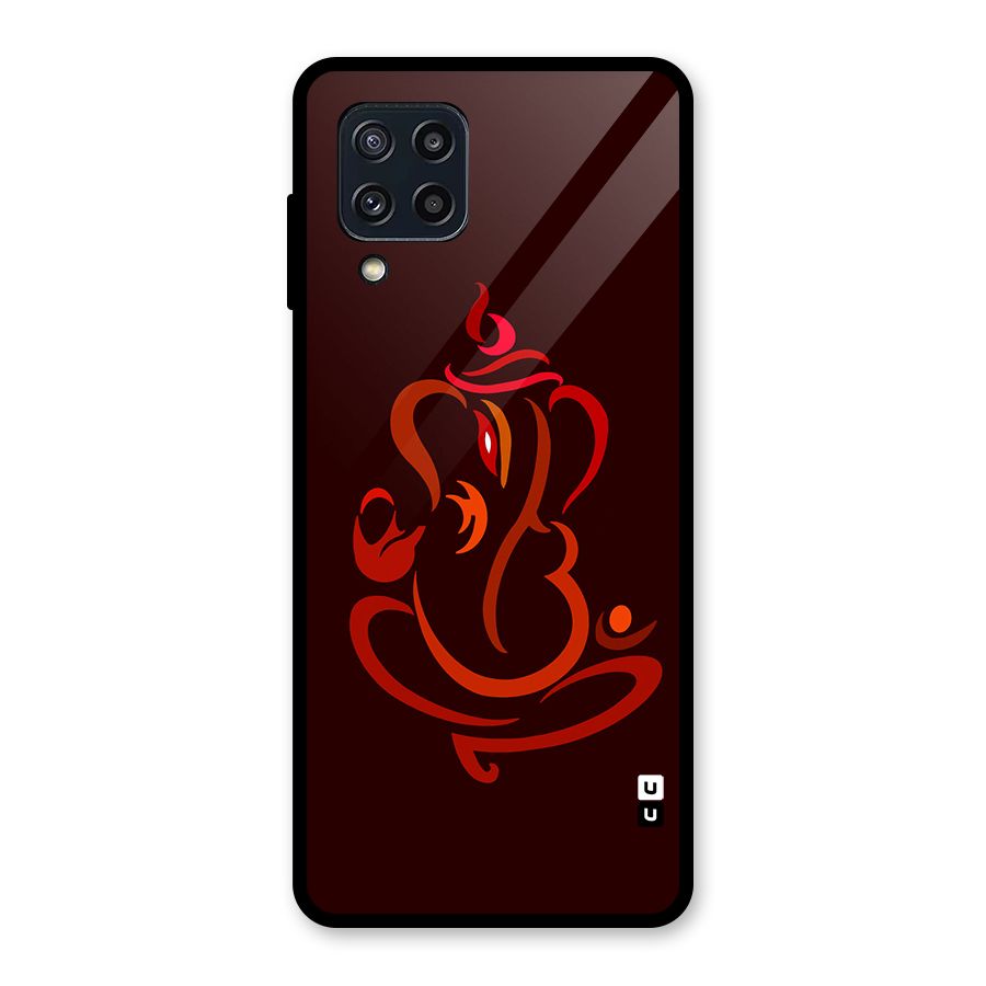 Jai Ganesha Glass Back Case for Galaxy M32
