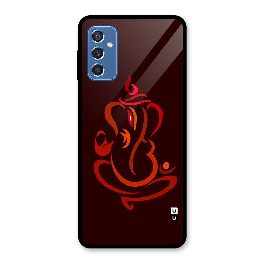 Jai Ganesha Glass Back Case for Galaxy M52 5G