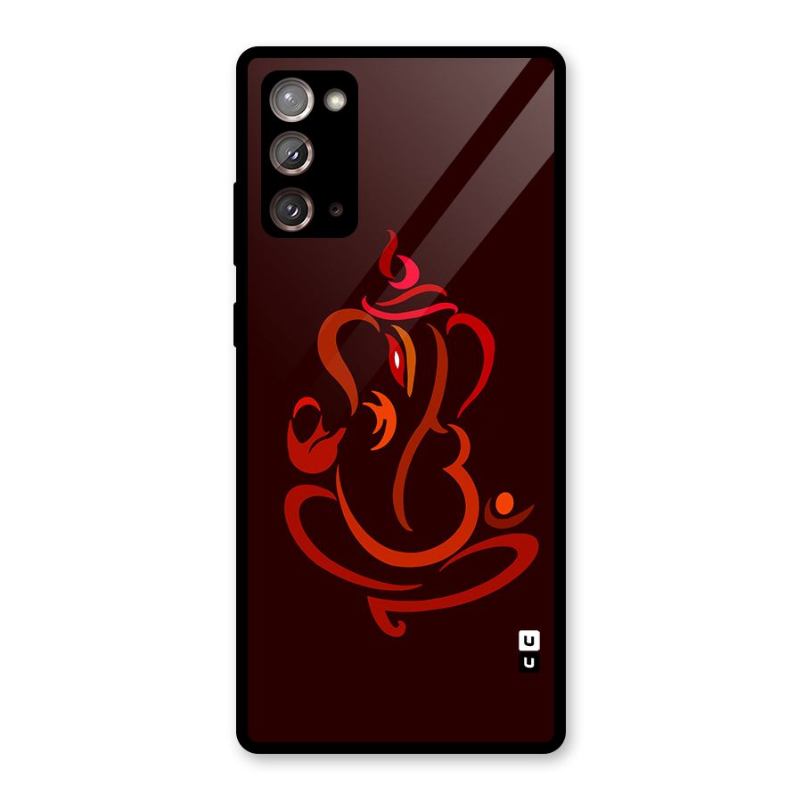 Jai Ganesha Glass Back Case for Galaxy Note 20
