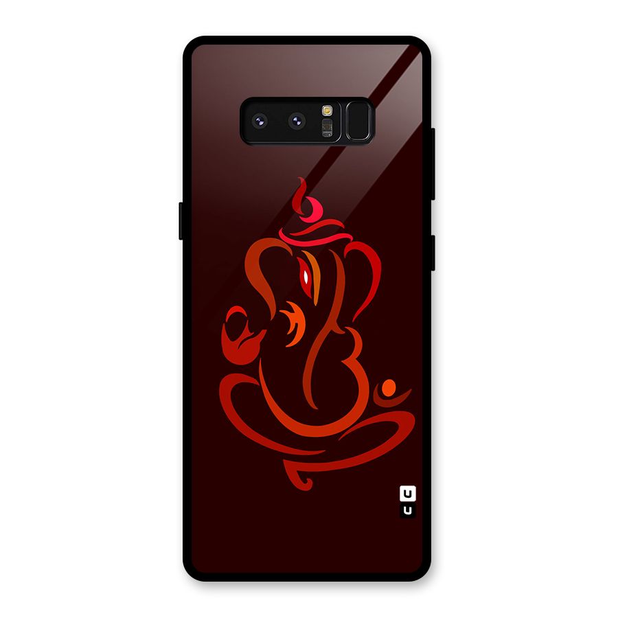 Jai Ganesha Glass Back Case for Galaxy Note 8