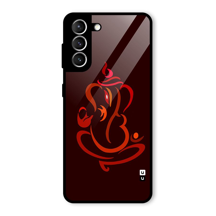 Jai Ganesha Glass Back Case for Galaxy S21 5G