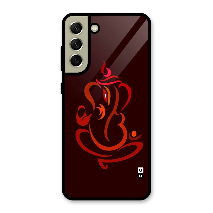 Jai Ganesha Glass Back Case for Galaxy S21 FE 5G