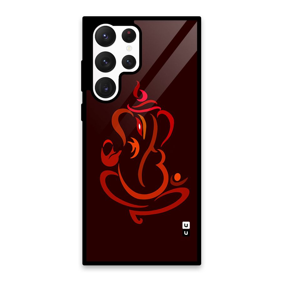 Jai Ganesha Glass Back Case for Galaxy S22 Ultra 5G