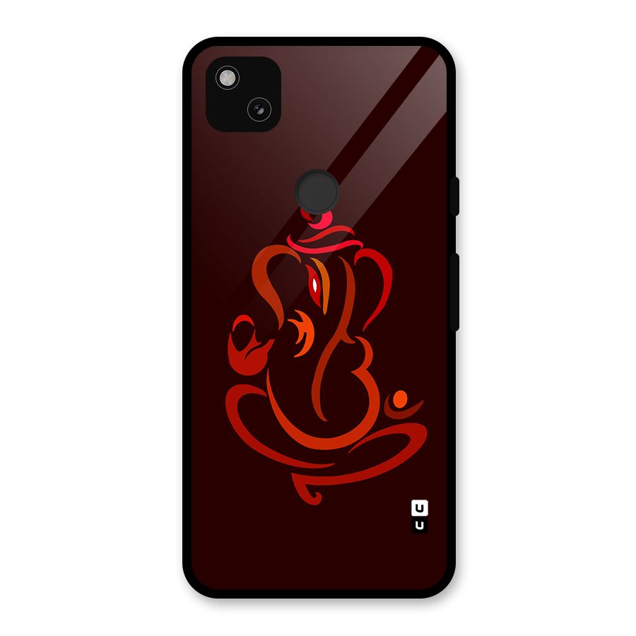 Jai Ganesha Glass Back Case for Google Pixel 4a