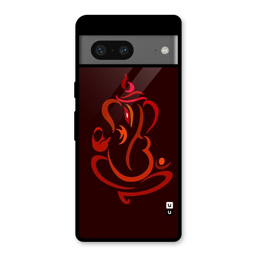 Jai Ganesha Glass Back Case for Google Pixel 7