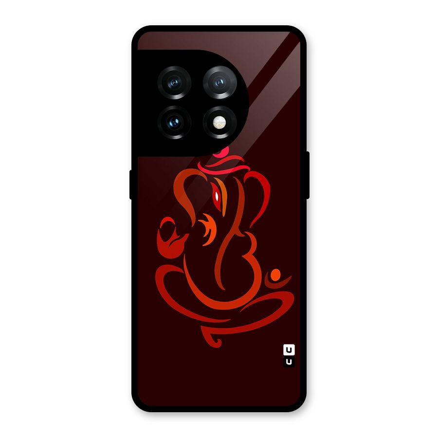 Jai Ganesha Glass Back Case for OnePlus 11