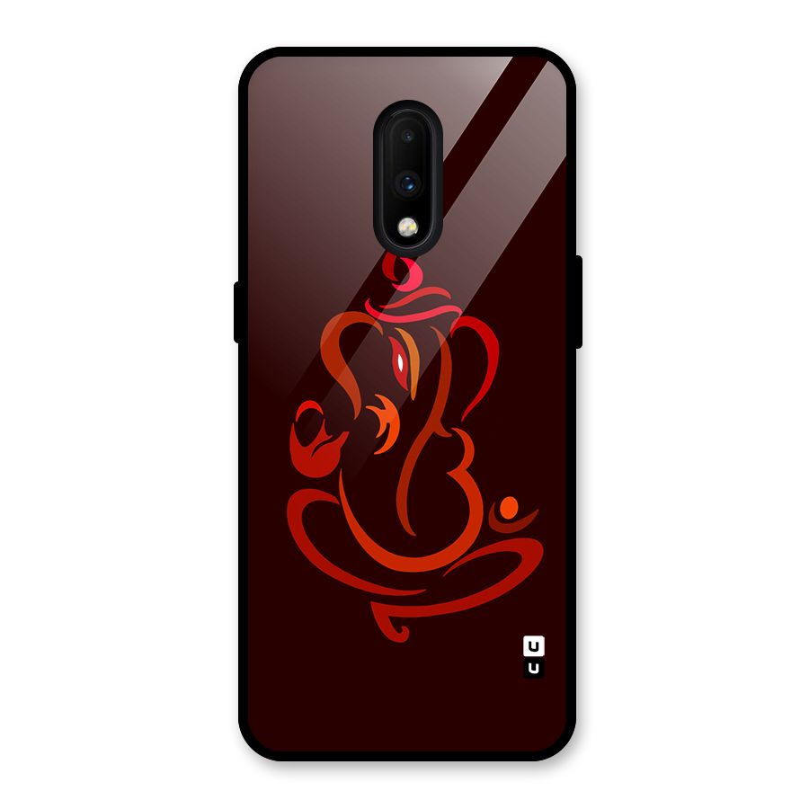 Jai Ganesha Glass Back Case for OnePlus 7