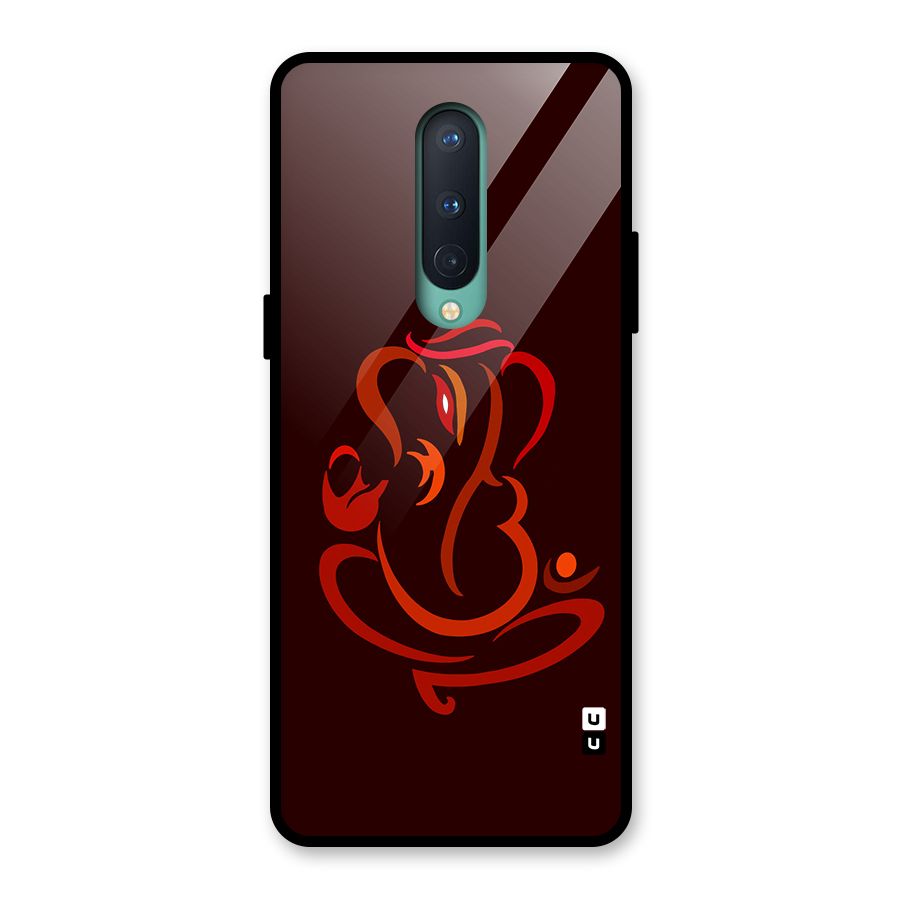 Jai Ganesha Glass Back Case for OnePlus 8
