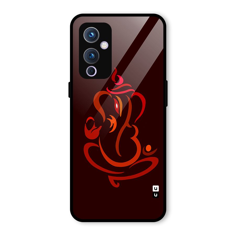 Jai Ganesha Glass Back Case for OnePlus 9