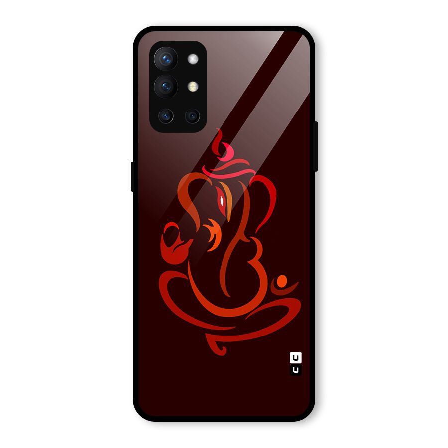 Jai Ganesha Glass Back Case for OnePlus 9R